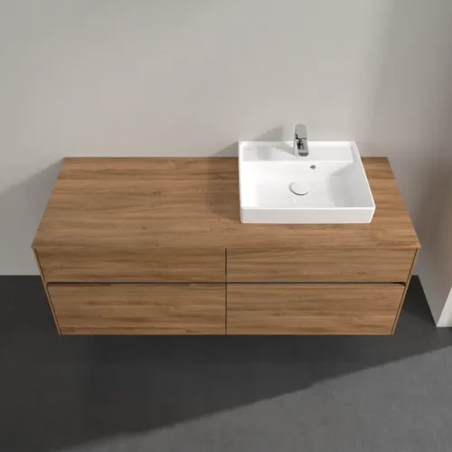Bild von VILLEROY BOCH Collaro Waschbeckenunterschrank, mit Beleuchtung, 4 Auszüge, 1400 x 548 x 500 mm, Kansas Oak #C075B0RH