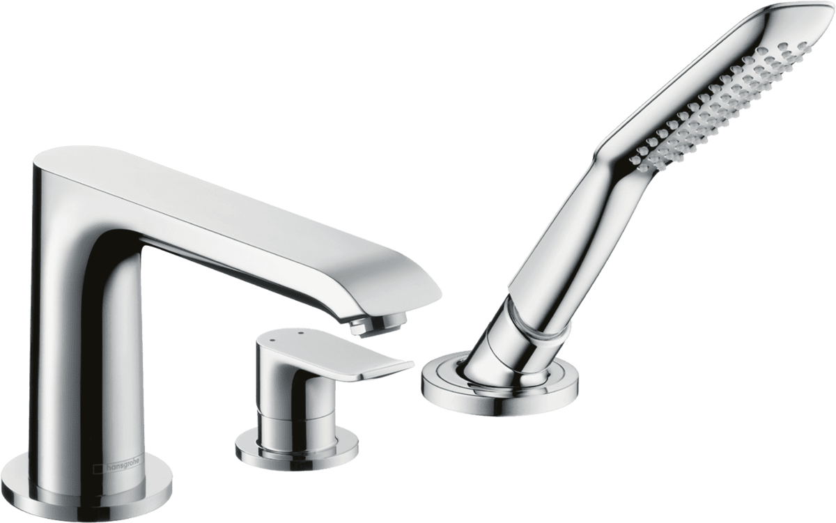 Bild von HANSGROHE Metris 3-Loch Einhebel-Wannenrandmischer #31190000 - Chrom