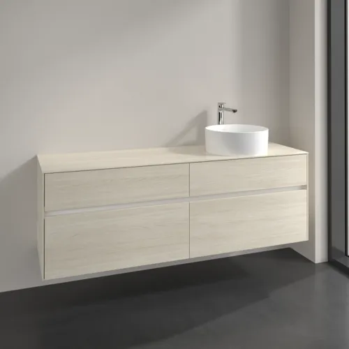 VILLEROY BOCH Collaro Waschbeckenunterschrank, 4 Auszüge, 1600 x 548 x 500 mm, White Oak / White Oak #C05100AA, Bild 2