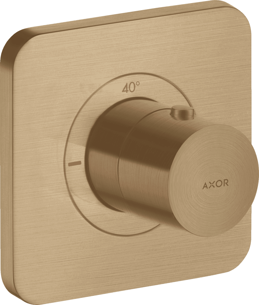 HANSGROHE AXOR Citterio E Thermostat 120/120 Unterputz #36702140 - Brushed Bronze
