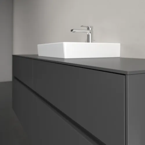 Bild von VILLEROY BOCH Collaro Waschbeckenunterschrank, mit Beleuchtung, 4 Auszüge, 1600 x 548 x 500 mm, Graphite / Graphite #C077B0VR