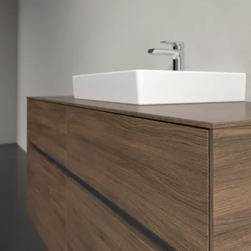Bild von VILLEROY BOCH Collaro Waschbeckenunterschrank, mit Beleuchtung, 4 Auszüge, 1200 x 548 x 500 mm, Arizona Oak / Arizona Oak #C070B0VH