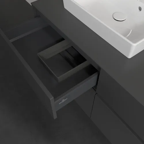 Bild von VILLEROY BOCH Collaro Waschbeckenunterschrank, 4 Auszüge, 1200 x 548 x 500 mm, Graphite / Graphite #C07100VR