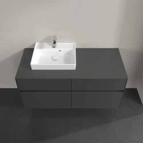 Bild von VILLEROY BOCH Collaro Waschbeckenunterschrank, 4 Auszüge, 1200 x 548 x 500 mm, Graphite / Graphite #C07100VR