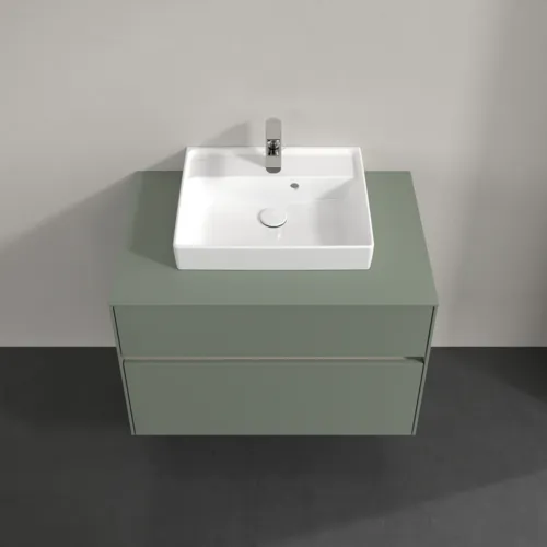 Obrázek VILLEROY BOCH Toaletní skříňka Collaro, 2 výsuvy, 800 x 548 x 500 mm, Soft Green / Soft Green #C06900AF