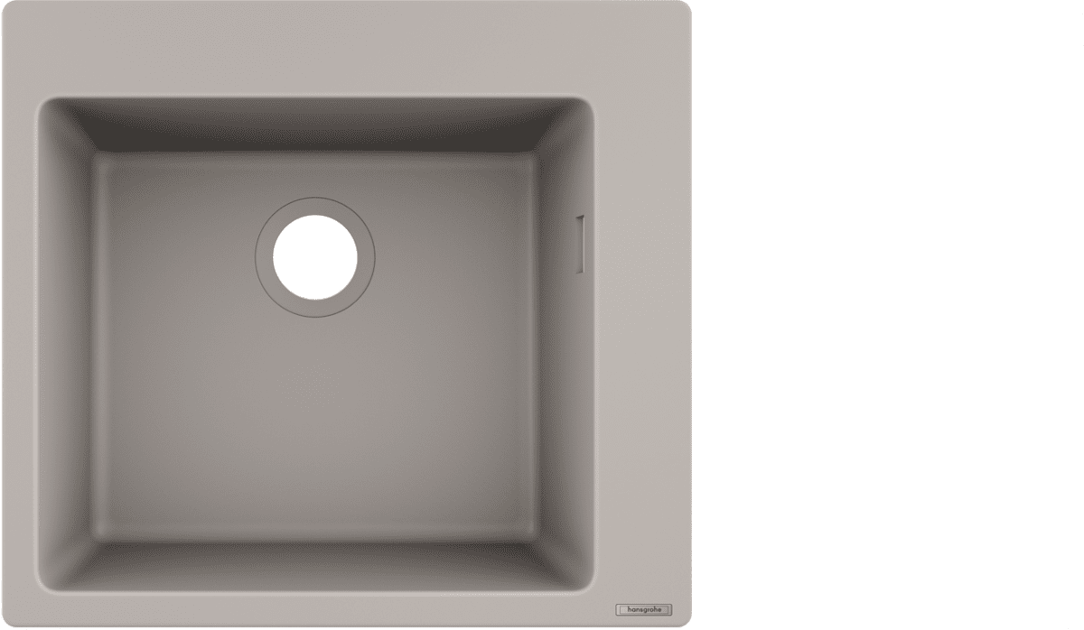 HANSGROHE S51 S510-F450 Einbauspüle 450 #43312380 - Betongrau