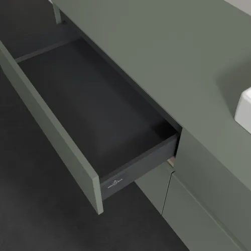 Bild von VILLEROY BOCH Collaro Waschbeckenunterschrank, 4 Auszüge, 1400 x 548 x 500 mm, Soft Green / Soft Green #C07500AF