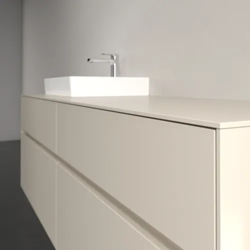 Bild von VILLEROY BOCH Collaro Waschbeckenunterschrank, mit Beleuchtung, 4 Auszüge, 1600 x 548 x 500 mm, Cashmere Grey / Cashmere Grey #C078B0VN
