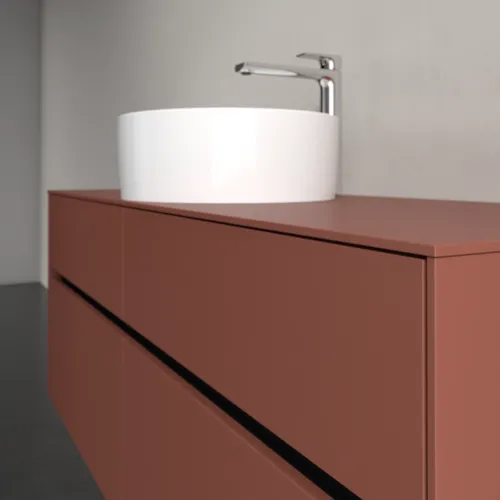 Bild von VILLEROY BOCH Collaro Waschbeckenunterschrank, 4 Auszüge, 1400 x 548 x 500 mm, Wine Red / Wine Red #C04500AH