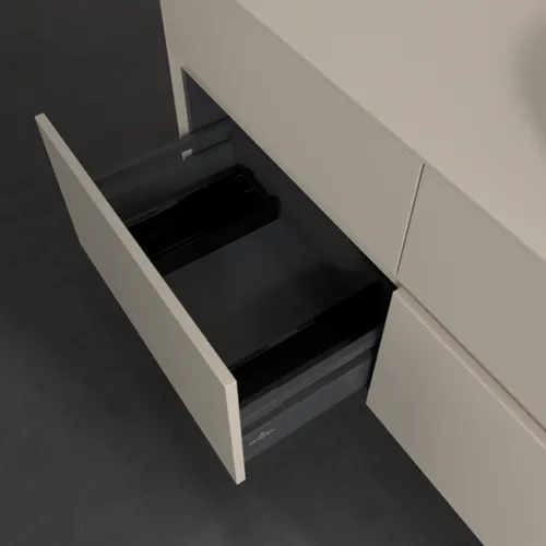 VILLEROY BOCH Collaro Waschbeckenunterschrank, 4 Auszüge, 1200 x 548 x 500 mm, Cashmere Grey / Cashmere Grey #C04300VN, Bild 6