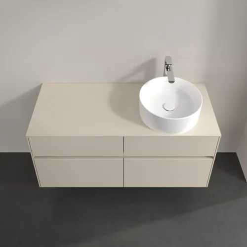 VILLEROY BOCH Collaro Waschbeckenunterschrank, 4 Auszüge, 1200 x 548 x 500 mm, Cashmere Grey / Cashmere Grey #C04300VN, Bild 4