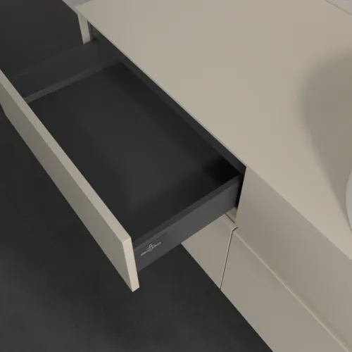 VILLEROY BOCH Collaro Waschbeckenunterschrank, 4 Auszüge, 1200 x 548 x 500 mm, Cashmere Grey / Cashmere Grey #C04300VN, Bild 7
