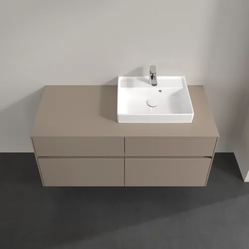 Obrázek VILLEROY BOCH Toaletní skříňka Collaro, s osvětlením, 4 výsuvy, 1200 x 548 x 500 mm, taupe / taupe #C072B0VM