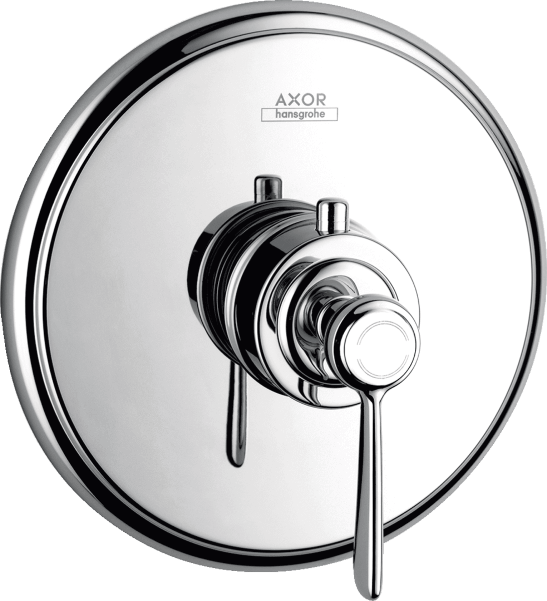 Picture of HANSGROHE AXOR Montreux Thermostat HighFlow for concealed installation with lever handle #16824000 - Chrome