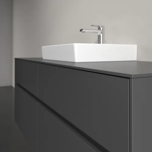 Bild von VILLEROY BOCH Collaro Waschbeckenunterschrank, 4 Auszüge, 1400 x 548 x 500 mm, Graphite / Graphite #C07300VR