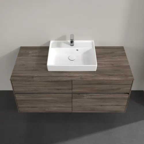 Bild von VILLEROY BOCH Collaro Waschbeckenunterschrank, mit Beleuchtung, 4 Auszüge, 1200 x 548 x 500 mm, Stone Oak #C070B0RK
