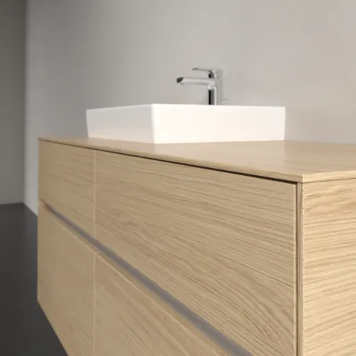 Bild von VILLEROY BOCH Collaro Waschbeckenunterschrank, mit Beleuchtung, 4 Auszüge, 1200 x 548 x 500 mm, Nordic Oak / Nordic Oak #C071B0VJ