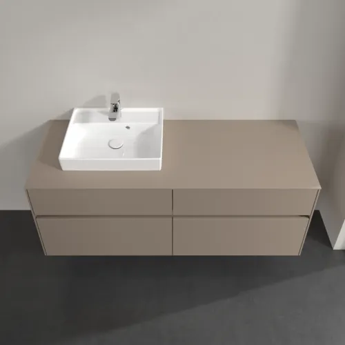 Bild von VILLEROY BOCH Collaro Waschbeckenunterschrank, 4 Auszüge, 1400 x 548 x 500 mm, Taupe / Taupe #C07400VM