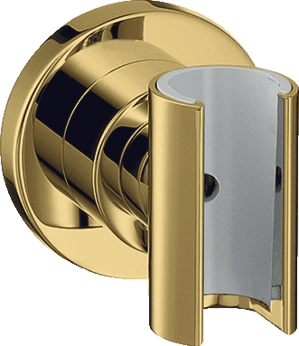 HANSGROHE AXOR Citterio Brausehalter rund #39525990 - Polished Gold Optic