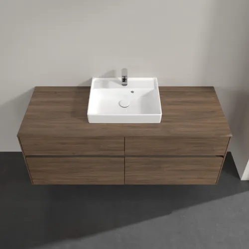 Bild von VILLEROY BOCH Collaro Waschbeckenunterschrank, mit Beleuchtung, 4 Auszüge, 1400 x 548 x 500 mm, Arizona Oak / Arizona Oak #C073B0VH