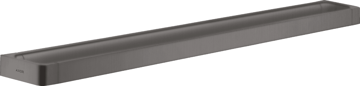 Зображення з  HANSGROHE AXOR Universal Softsquare Rail bath towel holder 600 mm #42832340 - Brushed Black Chrome