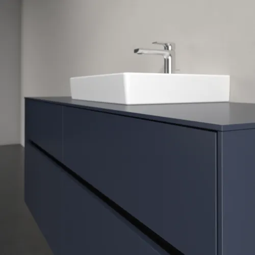 Picture of VILLEROY BOCH Collaro Vanity unit, with lighting, 4 pull-out compartments, 1400 x 548 x 500 mm, Marine Blue / Marine Blue #C073B0VQ