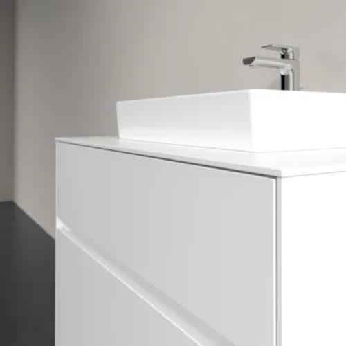 Bild von VILLEROY BOCH Collaro Waschbeckenunterschrank, 2 Auszüge, 800 x 548 x 500 mm, White Matt / White Matt #C06900MS