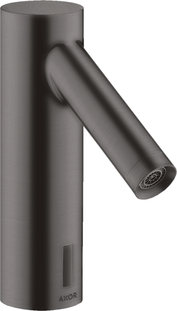 HANSGROHE AXOR Starck Elektronik-Waschtischmischer mit Temperaturvoreinstellung Batteriebetrieb #10106340 - Brushed Black Chrome