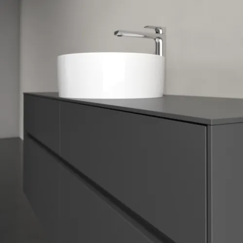 Bild von VILLEROY BOCH Collaro Waschbeckenunterschrank, mit Beleuchtung, 4 Auszüge, 1400 x 548 x 500 mm, Graphite / Graphite #C045B0VR