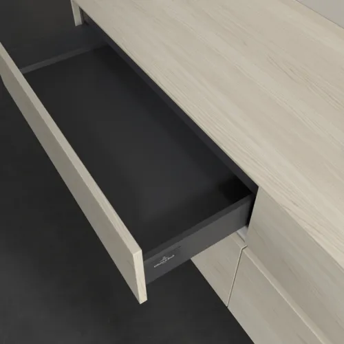 VILLEROY BOCH Collaro Waschbeckenunterschrank, 4 Auszüge, 1600 x 548 x 500 mm, White Oak / White Oak #C07900AA, Bild 7