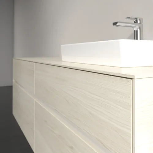VILLEROY BOCH Collaro Waschbeckenunterschrank, 4 Auszüge, 1600 x 548 x 500 mm, White Oak / White Oak #C07900AA, Bild 5