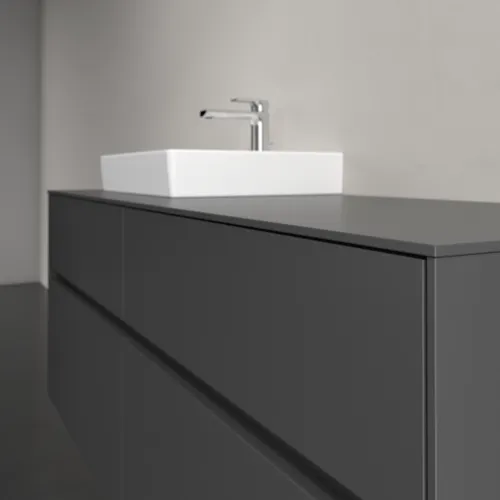 Obrázek VILLEROY BOCH Collaro toaletní skříňka, s osvětlením, 4 výsuvy, 1400 x 548 x 500 mm, Grafit / Grafit #C074B0VR