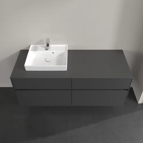 Obrázek VILLEROY BOCH Collaro toaletní skříňka, s osvětlením, 4 výsuvy, 1400 x 548 x 500 mm, Grafit / Grafit #C074B0VR