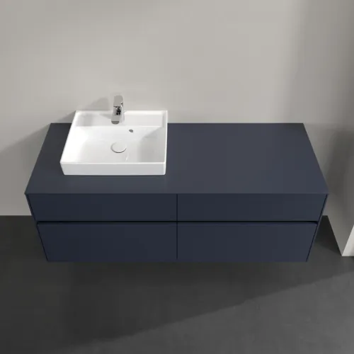 Bild von VILLEROY BOCH Collaro Waschbeckenunterschrank, mit Beleuchtung, 4 Auszüge, 1400 x 548 x 500 mm, Marine Blue / Marine Blue #C074B0VQ