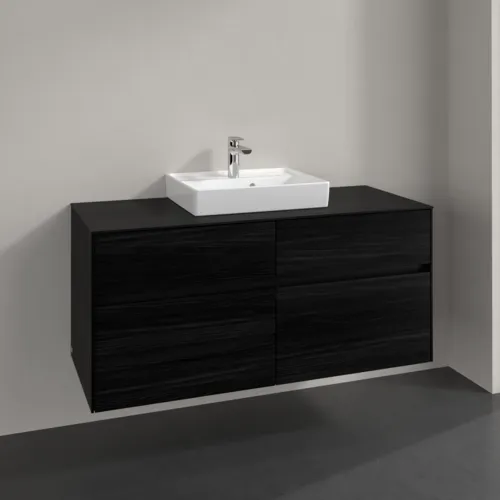 VILLEROY BOCH Collaro Waschbeckenunterschrank, 4 Auszüge, 1200 x 548 x 500 mm, Black Oak / Black Oak #C07000AB, Bild 2