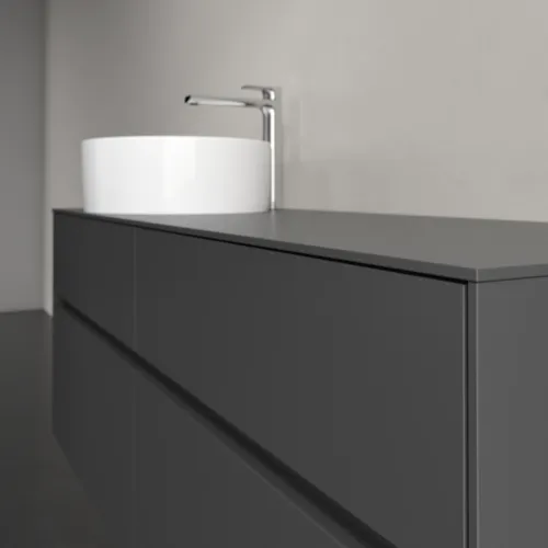 Bild von VILLEROY BOCH Collaro Waschbeckenunterschrank, mit Beleuchtung, 4 Auszüge, 1400 x 548 x 500 mm, Graphite / Graphite #C046B0VR