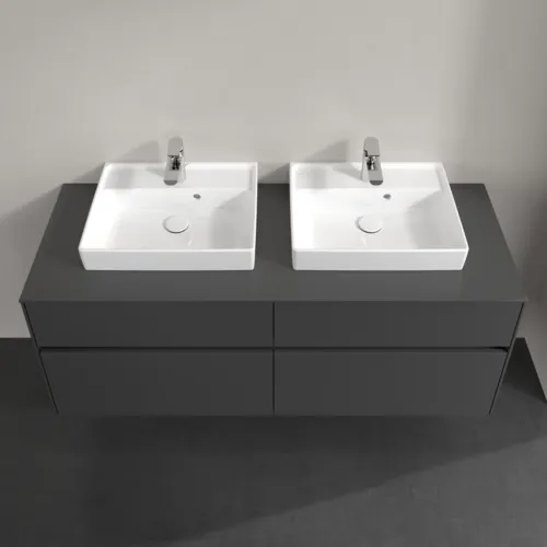 Bild von VILLEROY BOCH Collaro Waschbeckenunterschrank, 4 Auszüge, 1400 x 548 x 500 mm, Graphite / Graphite #C07600VR