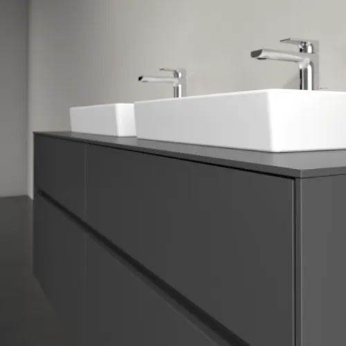 Bild von VILLEROY BOCH Collaro Waschbeckenunterschrank, 4 Auszüge, 1400 x 548 x 500 mm, Graphite / Graphite #C07600VR