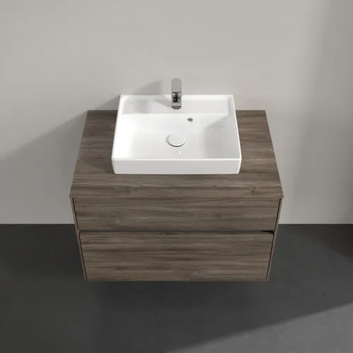 Bild von VILLEROY BOCH Collaro Waschbeckenunterschrank, 2 Auszüge, 800 x 548 x 500 mm, Stone Oak #C06900RK