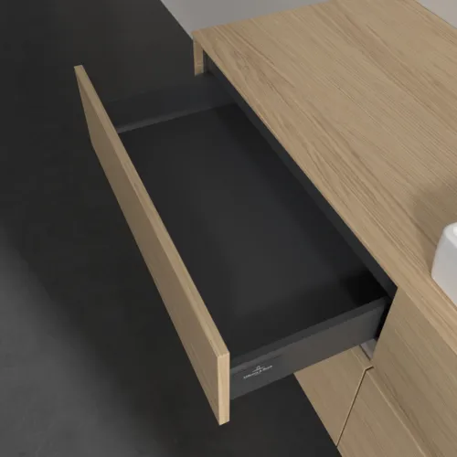 Bild von VILLEROY BOCH Collaro Waschbeckenunterschrank, 4 Auszüge, 1400 x 548 x 500 mm, Nordic Oak / Nordic Oak #C08600VJ