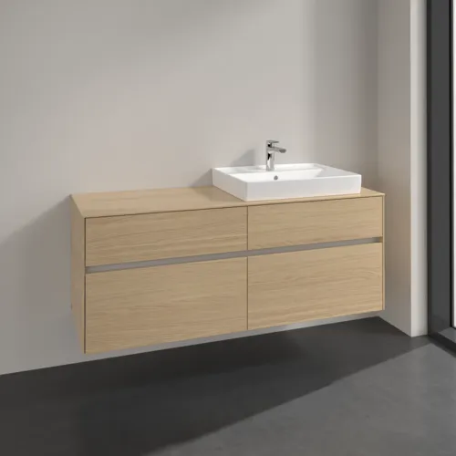 Bild von VILLEROY BOCH Collaro Waschbeckenunterschrank, 4 Auszüge, 1400 x 548 x 500 mm, Nordic Oak / Nordic Oak #C08600VJ