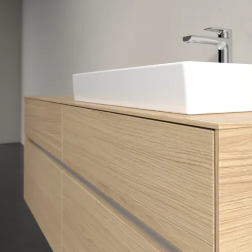Bild von VILLEROY BOCH Collaro Waschbeckenunterschrank, 4 Auszüge, 1400 x 548 x 500 mm, Nordic Oak / Nordic Oak #C08600VJ
