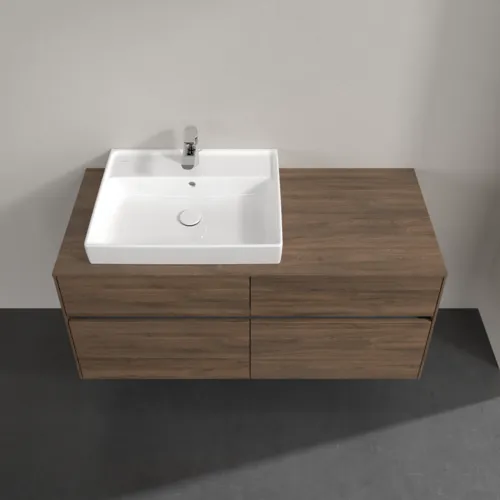 Bild von VILLEROY BOCH Collaro Waschbeckenunterschrank, mit Beleuchtung, 4 Auszüge, 1200 x 548 x 500 mm, Arizona Oak / Arizona Oak #C082B0VH