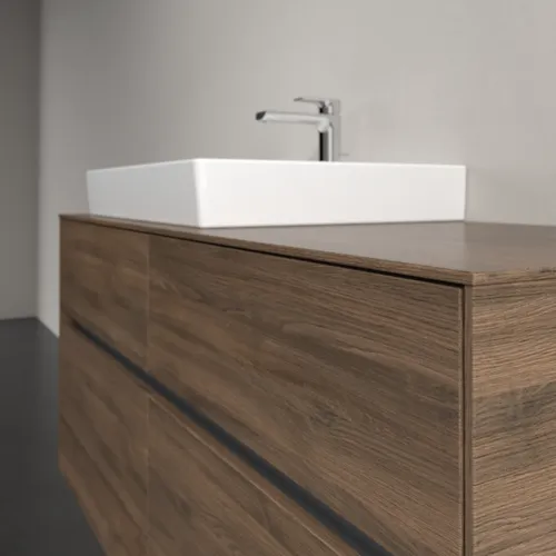 Bild von VILLEROY BOCH Collaro Waschbeckenunterschrank, mit Beleuchtung, 4 Auszüge, 1200 x 548 x 500 mm, Arizona Oak / Arizona Oak #C082B0VH