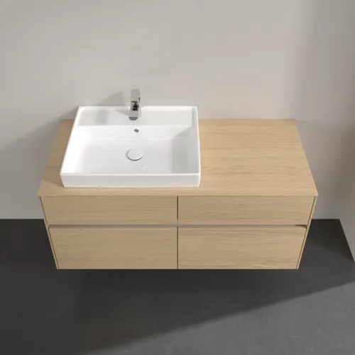 Bild von VILLEROY BOCH Collaro Waschbeckenunterschrank, mit Beleuchtung, 4 Auszüge, 1200 x 548 x 500 mm, Nordic Oak / Nordic Oak #C082B0VJ