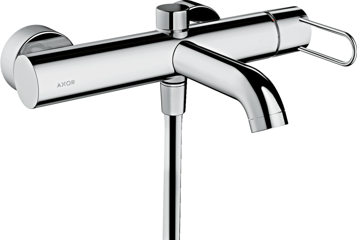 Picture of HANSGROHE AXOR Uno Single lever bath mixer for exposed installation with loop handle #38421000 - Chrome