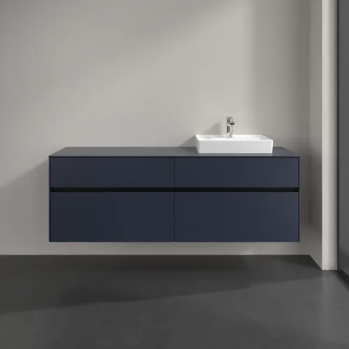 Bild von VILLEROY BOCH Collaro Waschbeckenunterschrank, 4 Auszüge, 1600 x 548 x 500 mm, Marine Blue / Marine Blue #C07900VQ