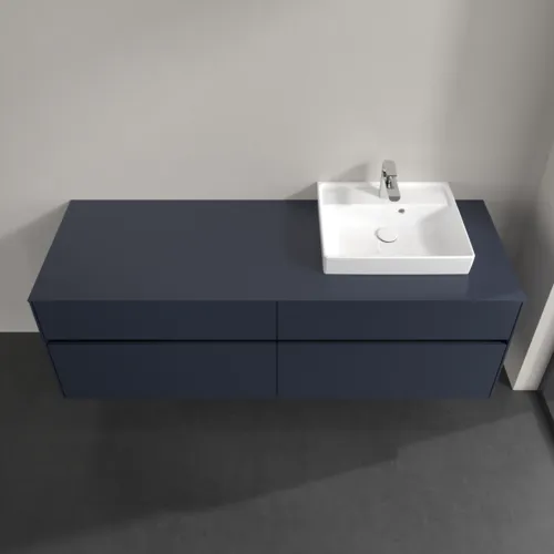 Bild von VILLEROY BOCH Collaro Waschbeckenunterschrank, 4 Auszüge, 1600 x 548 x 500 mm, Marine Blue / Marine Blue #C07900VQ