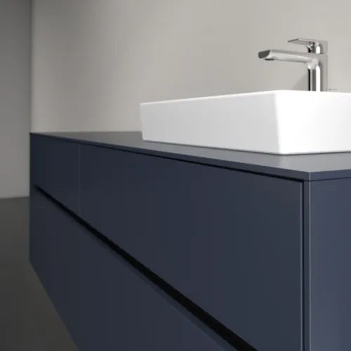 Bild von VILLEROY BOCH Collaro Waschbeckenunterschrank, 4 Auszüge, 1600 x 548 x 500 mm, Marine Blue / Marine Blue #C07900VQ