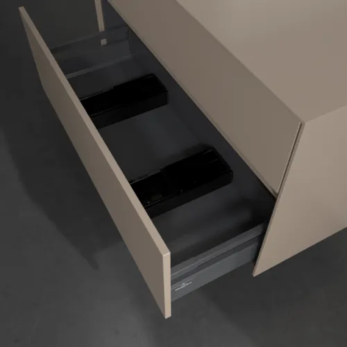 Bild von VILLEROY BOCH Collaro Waschbeckenunterschrank, 2 Auszüge, 1000 x 548 x 500 mm, Taupe / Taupe #C09500VM